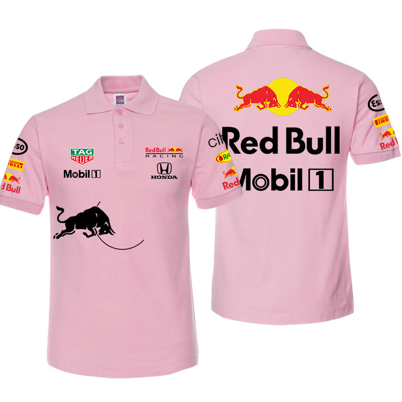 Polo Red Bull Racing Mobil 1 Coton Homme Manche Courte